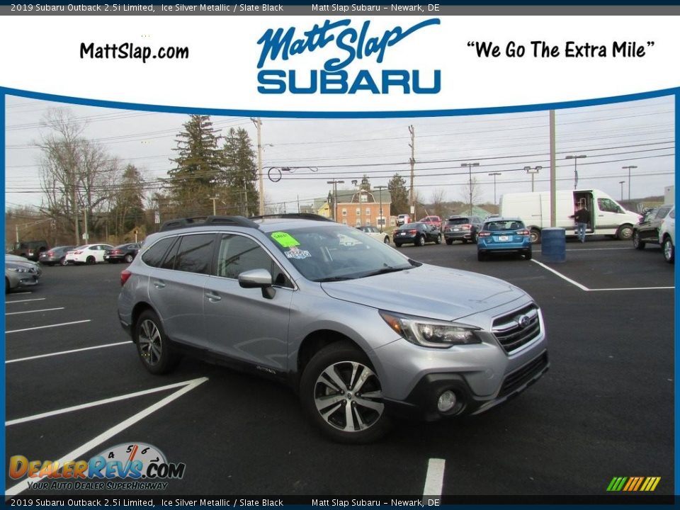 2019 Subaru Outback 2.5i Limited Ice Silver Metallic / Slate Black Photo #1