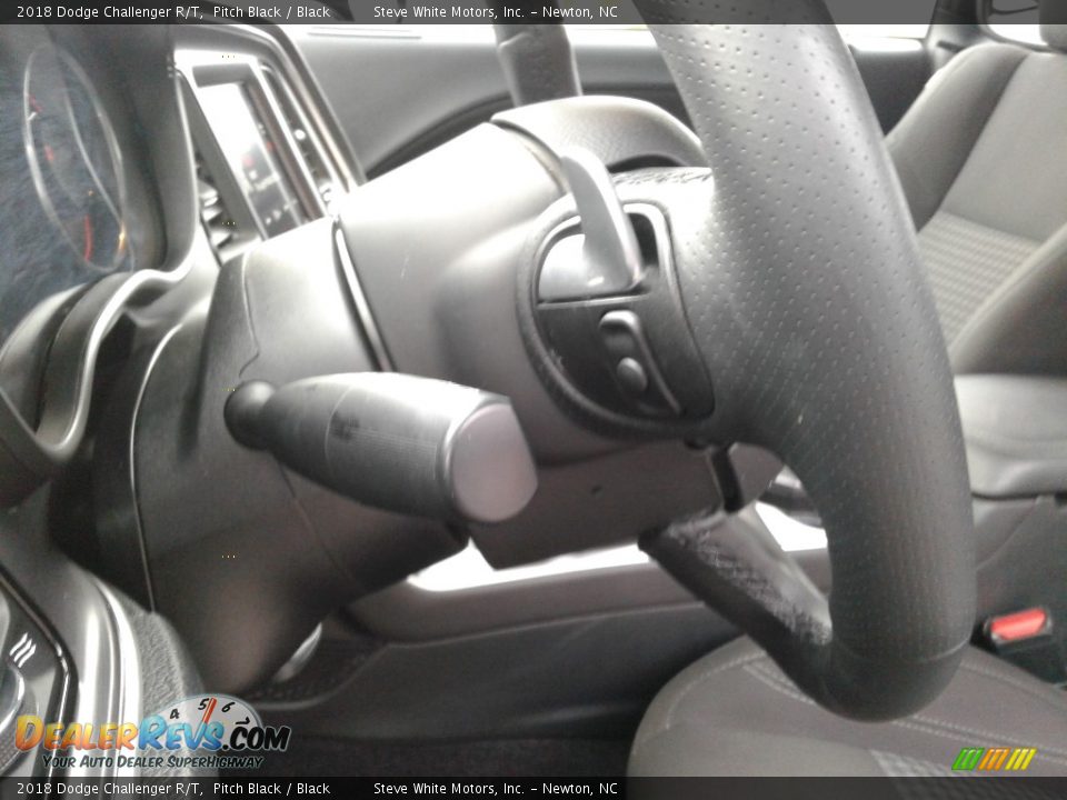 2018 Dodge Challenger R/T Pitch Black / Black Photo #13