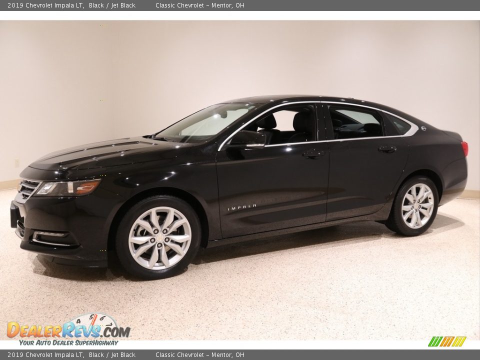 2019 Chevrolet Impala LT Black / Jet Black Photo #3