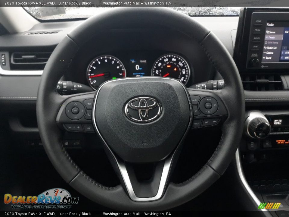 2020 Toyota RAV4 XLE AWD Lunar Rock / Black Photo #8