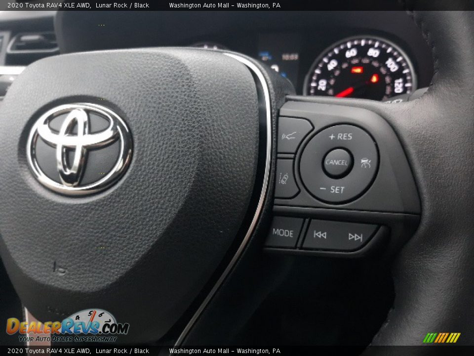 2020 Toyota RAV4 XLE AWD Lunar Rock / Black Photo #10