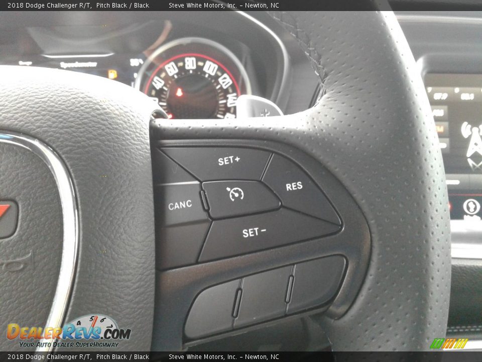 2018 Dodge Challenger R/T Pitch Black / Black Photo #19