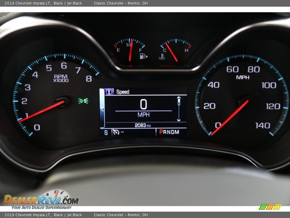 2019 Chevrolet Impala LT Black / Jet Black Photo #8