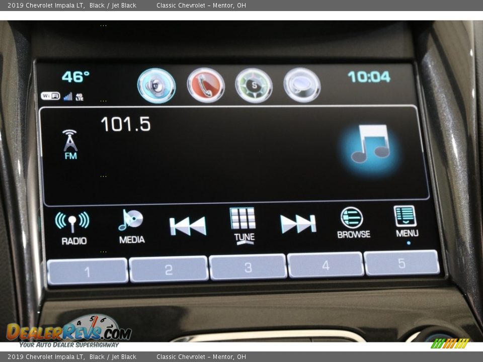 2019 Chevrolet Impala LT Black / Jet Black Photo #10