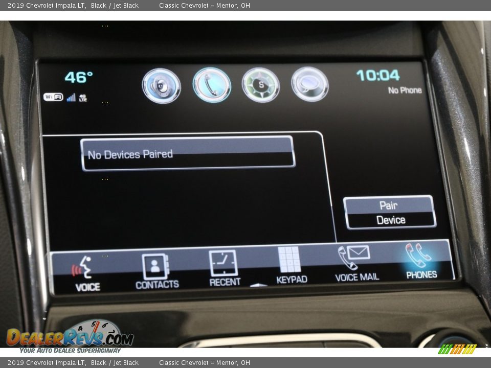 2019 Chevrolet Impala LT Black / Jet Black Photo #11