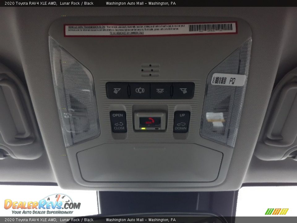 2020 Toyota RAV4 XLE AWD Lunar Rock / Black Photo #22