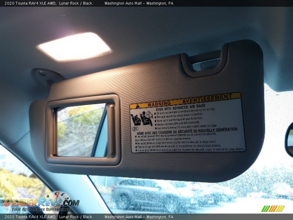 2020 Toyota RAV4 XLE AWD Lunar Rock / Black Photo #23