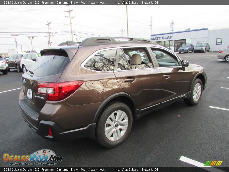 2019 Subaru Outback 2.5i Premium Cinnamon Brown Pearl / Warm Ivory Photo #6
