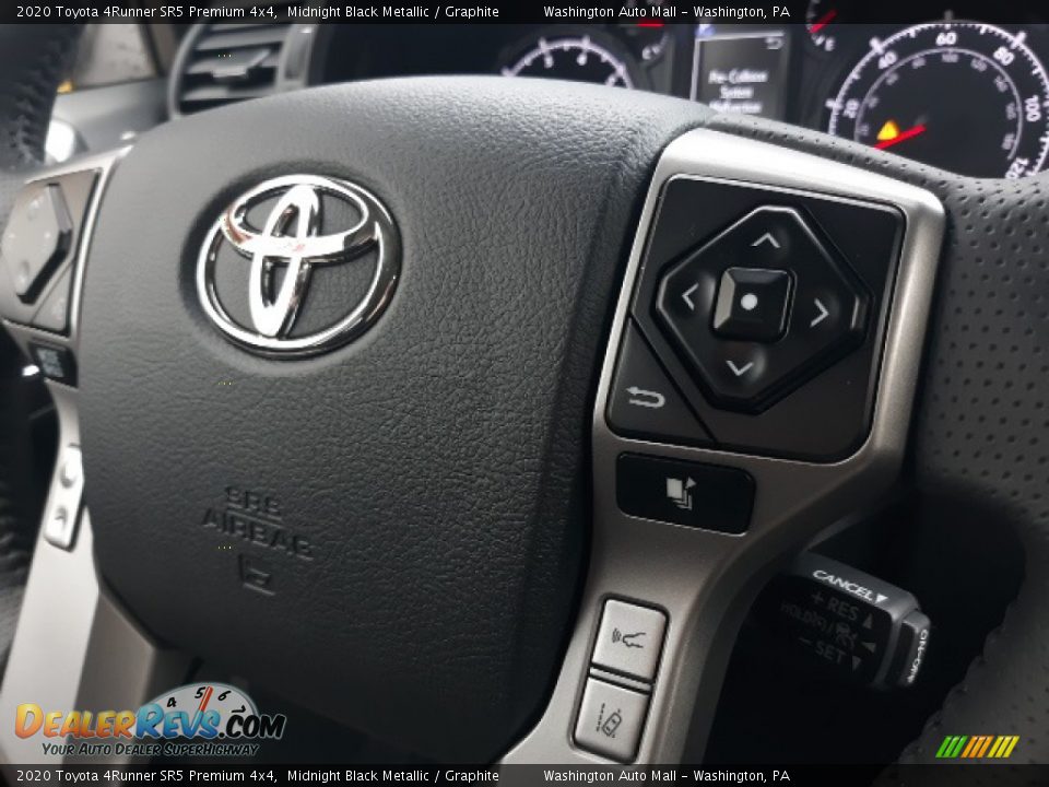2020 Toyota 4Runner SR5 Premium 4x4 Midnight Black Metallic / Graphite Photo #12