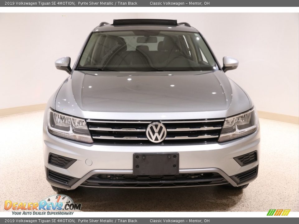 2019 Volkswagen Tiguan SE 4MOTION Pyrite Silver Metallic / Titan Black Photo #2