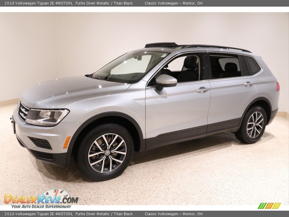 2019 Volkswagen Tiguan SE 4MOTION Pyrite Silver Metallic / Titan Black Photo #3