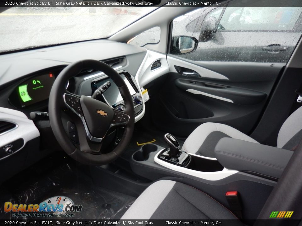 Dark Galvanized/­Sky Cool Gray Interior - 2020 Chevrolet Bolt EV LT Photo #6