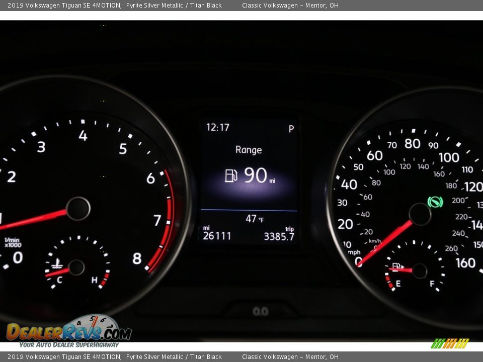 2019 Volkswagen Tiguan SE 4MOTION Gauges Photo #7