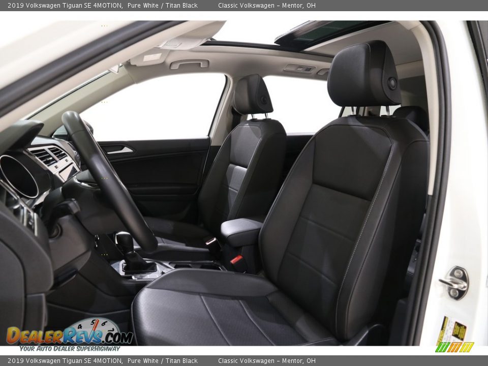 2019 Volkswagen Tiguan SE 4MOTION Pure White / Titan Black Photo #5