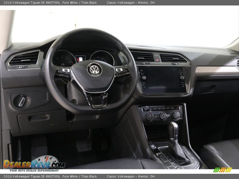 2019 Volkswagen Tiguan SE 4MOTION Pure White / Titan Black Photo #6
