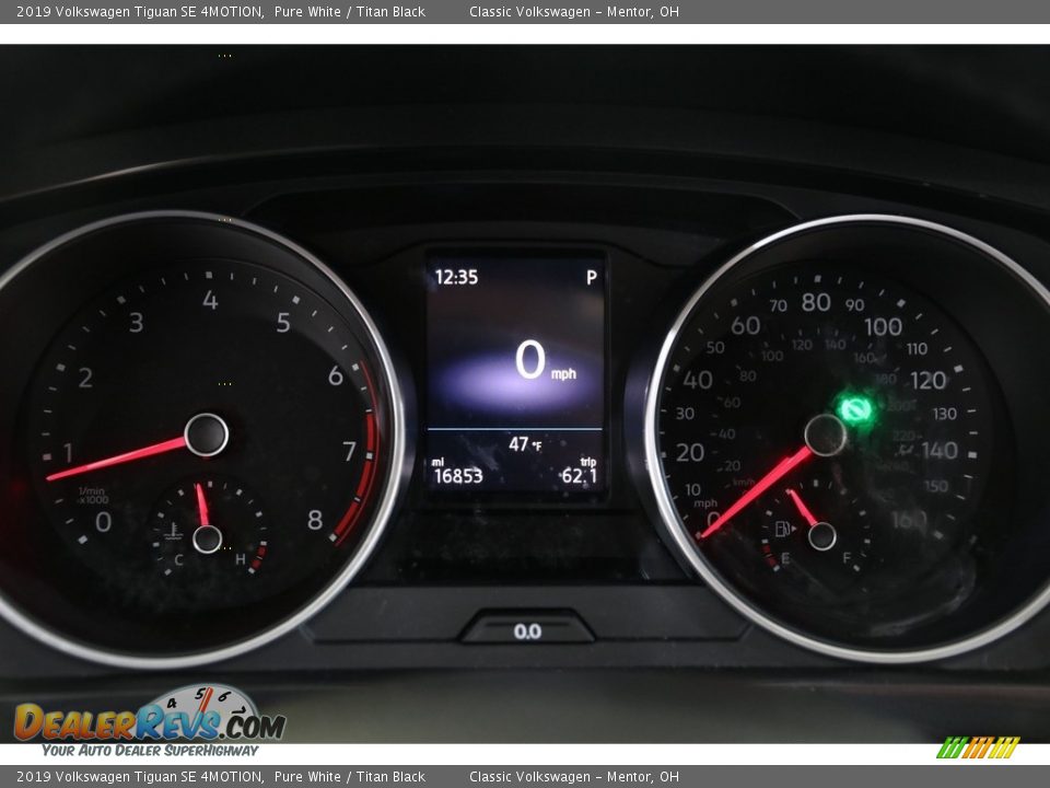 2019 Volkswagen Tiguan SE 4MOTION Pure White / Titan Black Photo #8