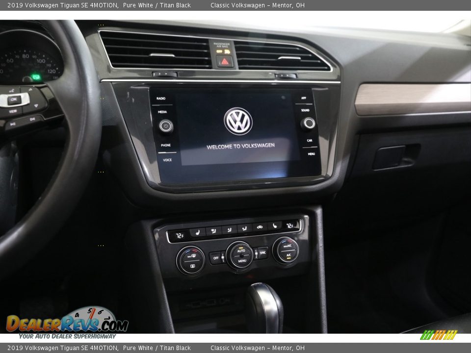 2019 Volkswagen Tiguan SE 4MOTION Pure White / Titan Black Photo #9