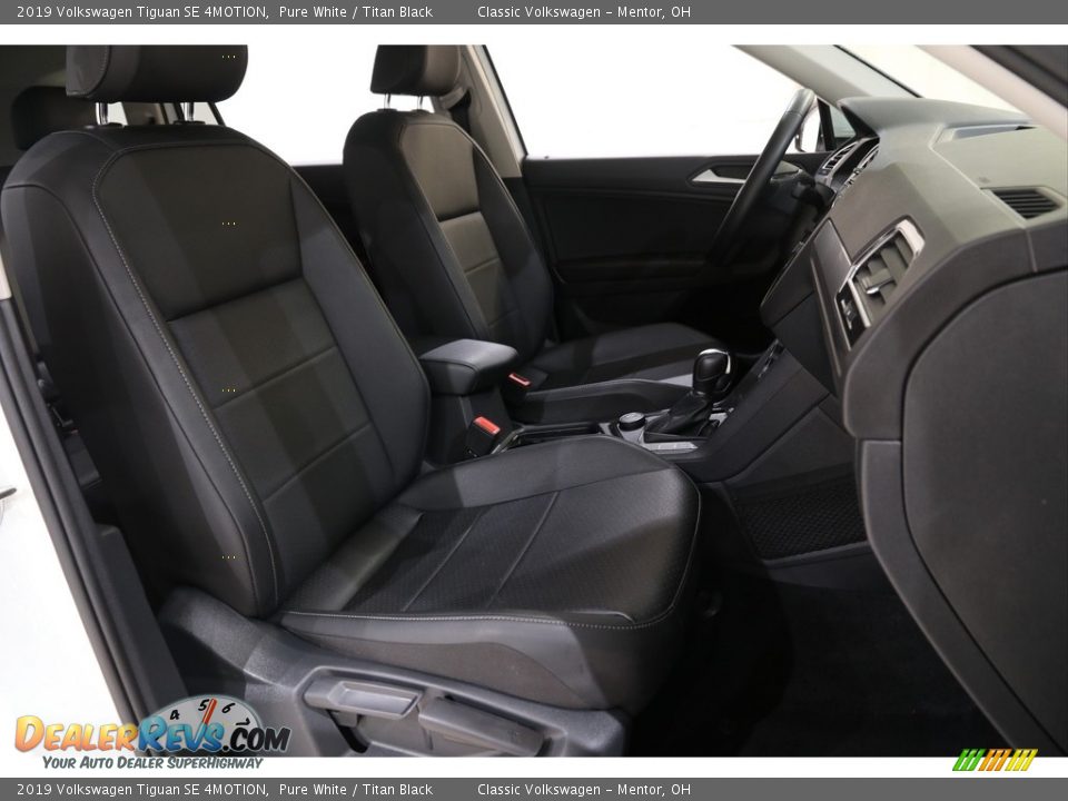 2019 Volkswagen Tiguan SE 4MOTION Pure White / Titan Black Photo #13