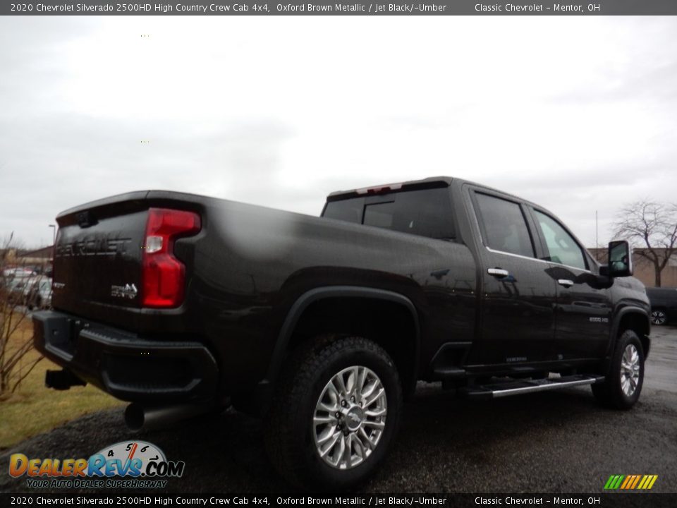 2020 Chevrolet Silverado 2500HD High Country Crew Cab 4x4 Oxford Brown Metallic / Jet Black/­Umber Photo #4