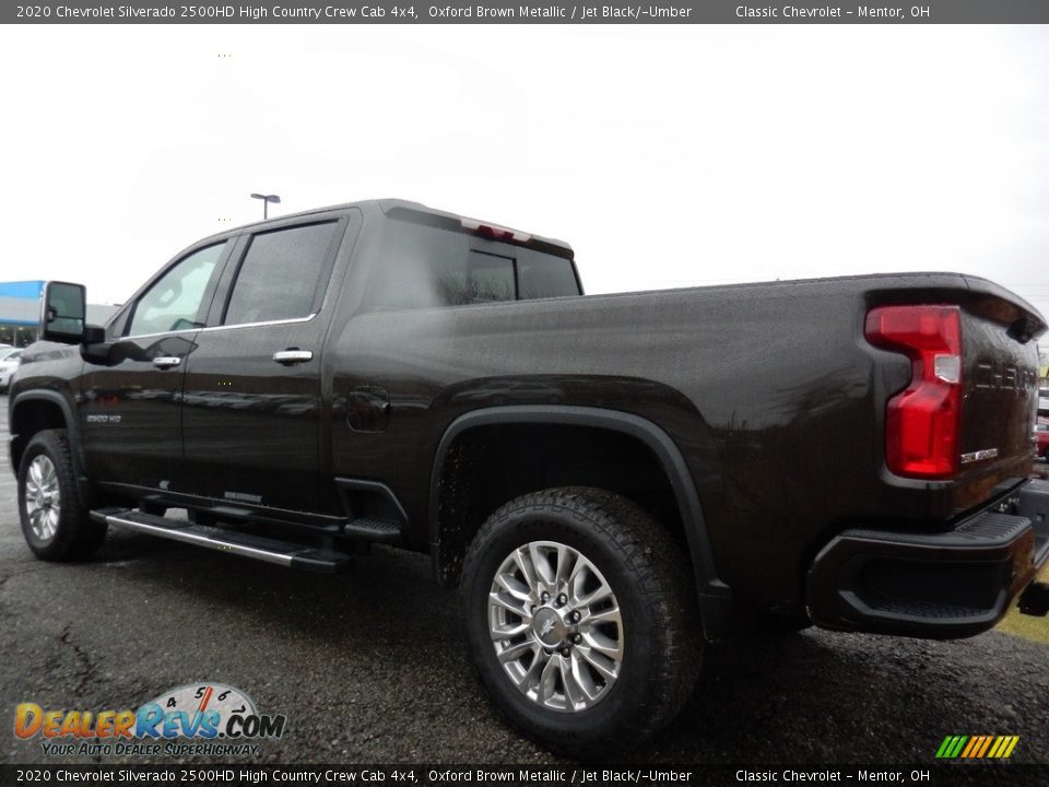 2020 Chevrolet Silverado 2500HD High Country Crew Cab 4x4 Oxford Brown Metallic / Jet Black/­Umber Photo #5