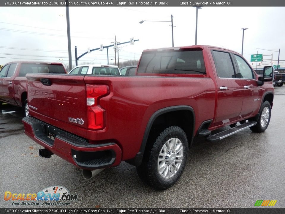 2020 Chevrolet Silverado 2500HD High Country Crew Cab 4x4 Cajun Red Tintcoat / Jet Black Photo #4