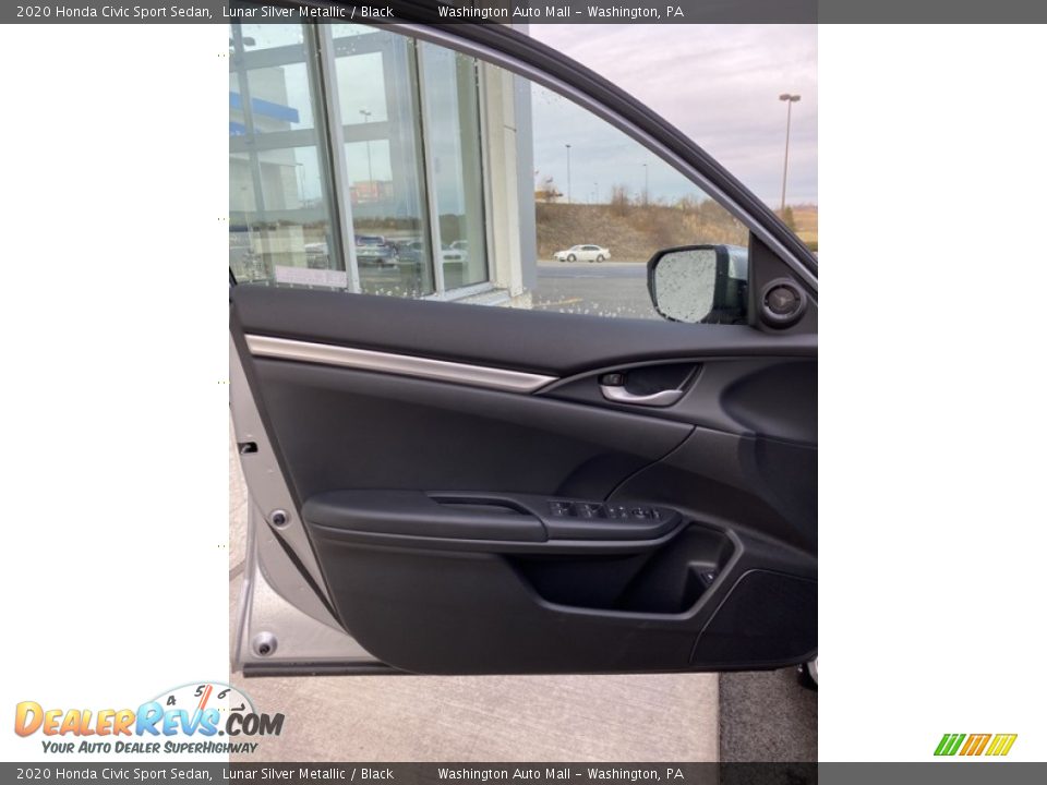 2020 Honda Civic Sport Sedan Lunar Silver Metallic / Black Photo #10