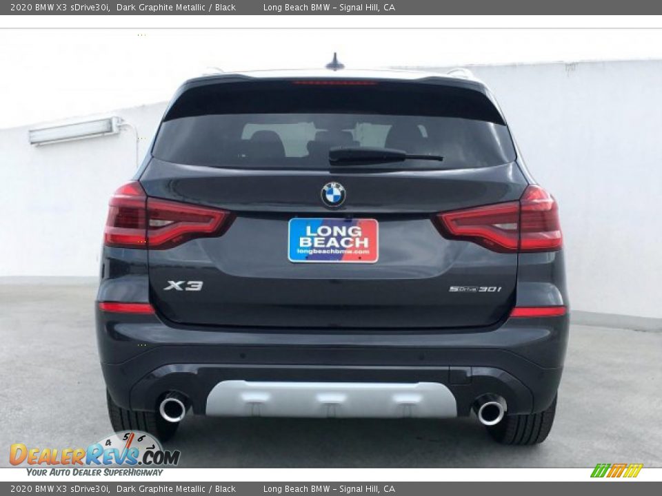 2020 BMW X3 sDrive30i Dark Graphite Metallic / Black Photo #3