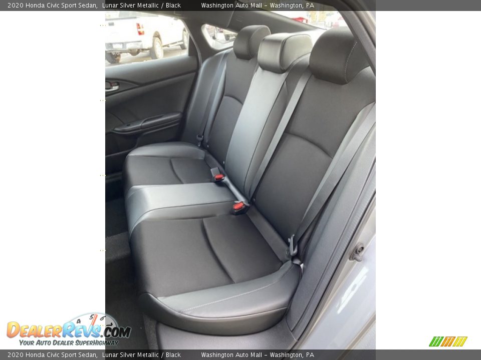 2020 Honda Civic Sport Sedan Lunar Silver Metallic / Black Photo #18
