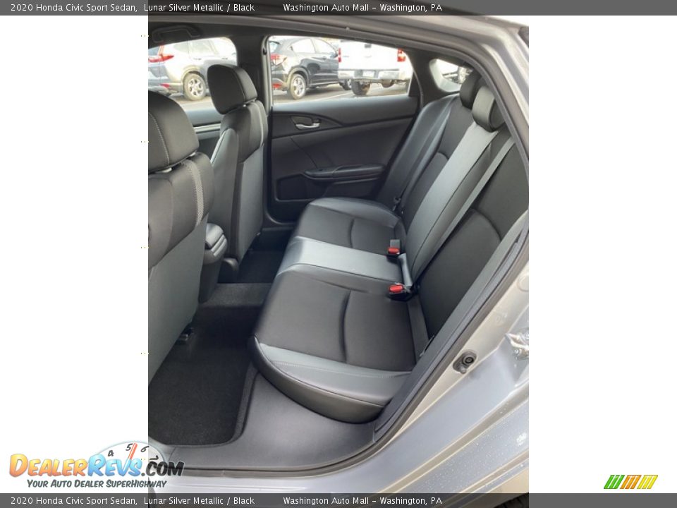 2020 Honda Civic Sport Sedan Lunar Silver Metallic / Black Photo #19