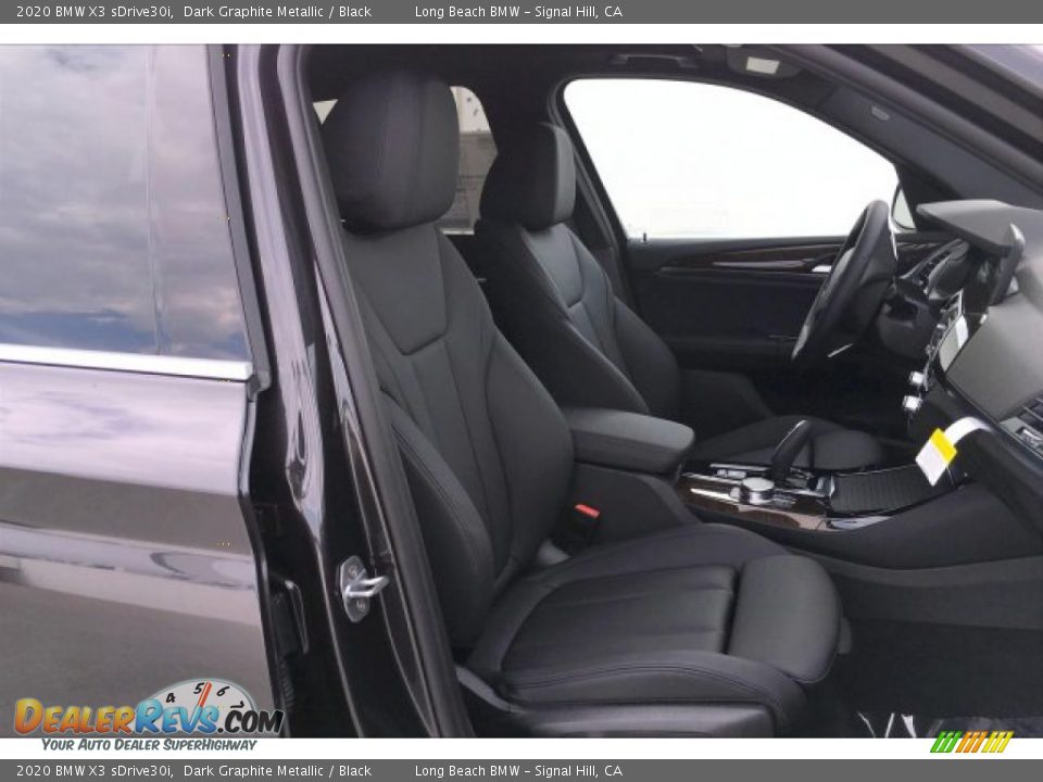 2020 BMW X3 sDrive30i Dark Graphite Metallic / Black Photo #7