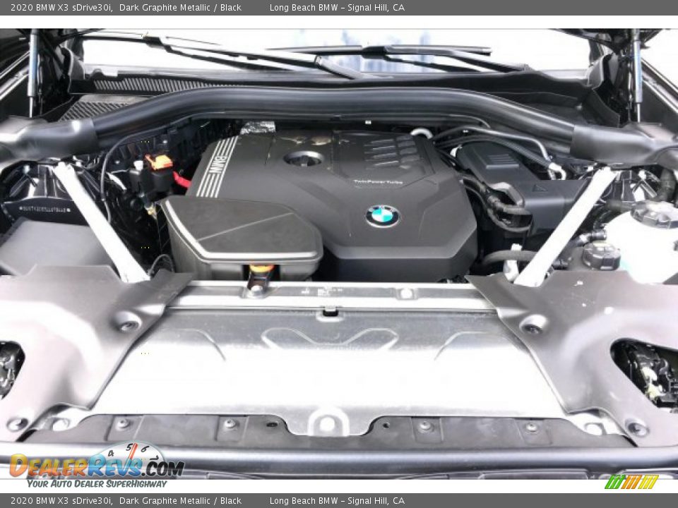 2020 BMW X3 sDrive30i Dark Graphite Metallic / Black Photo #8