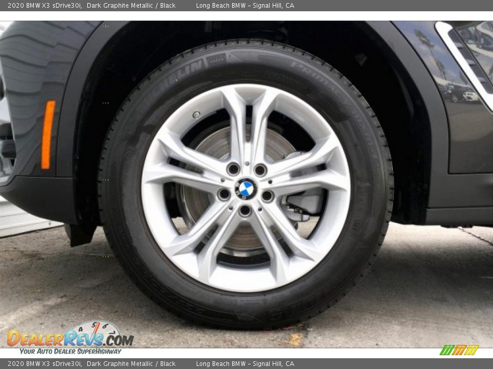2020 BMW X3 sDrive30i Dark Graphite Metallic / Black Photo #9