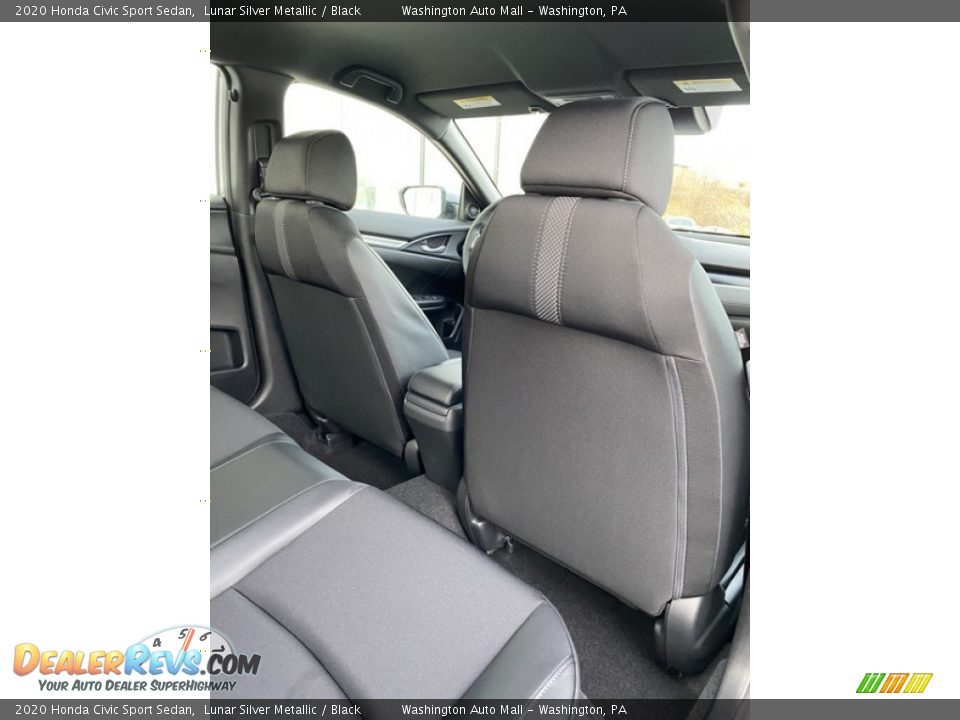 2020 Honda Civic Sport Sedan Lunar Silver Metallic / Black Photo #23