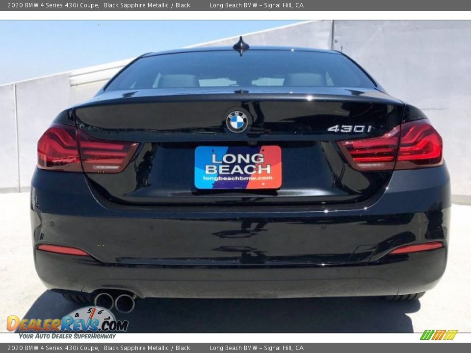 2020 BMW 4 Series 430i Coupe Black Sapphire Metallic / Black Photo #3