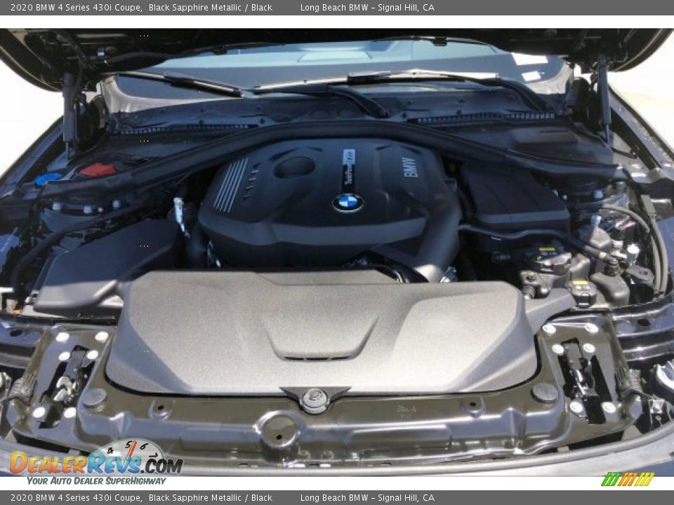 2020 BMW 4 Series 430i Coupe Black Sapphire Metallic / Black Photo #8