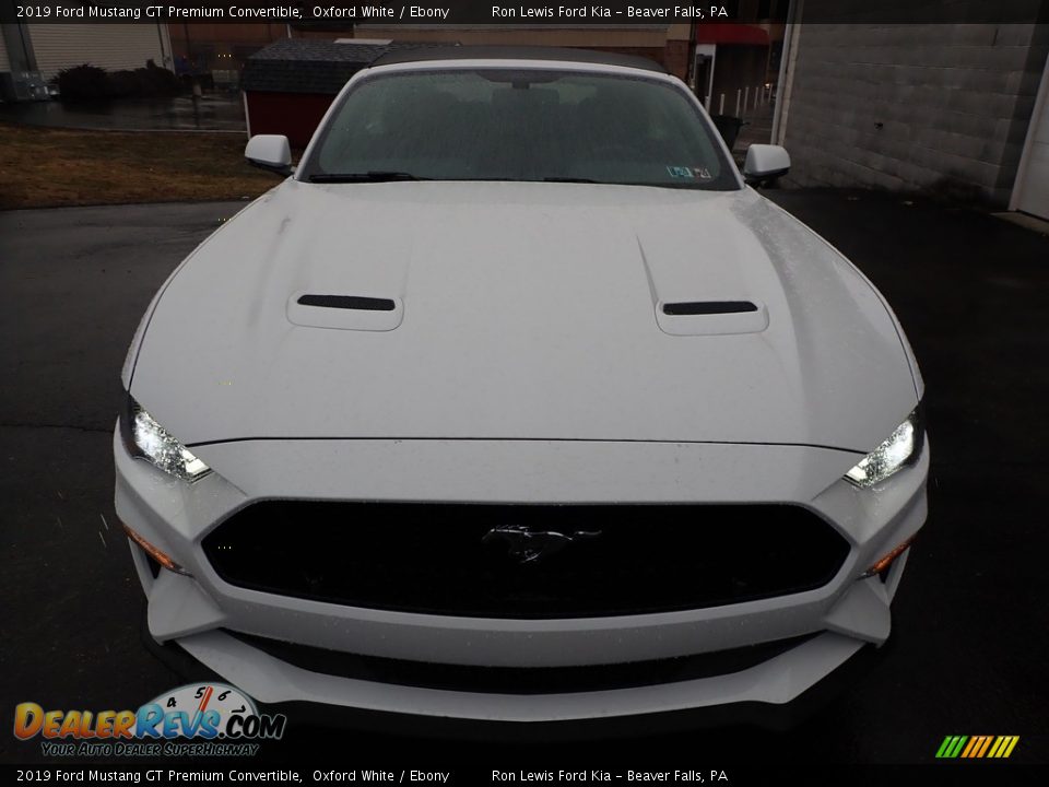 2019 Ford Mustang GT Premium Convertible Oxford White / Ebony Photo #8