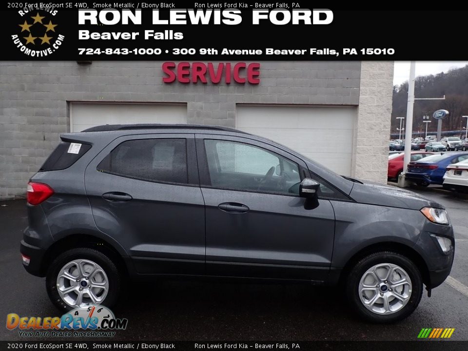 2020 Ford EcoSport SE 4WD Smoke Metallic / Ebony Black Photo #1