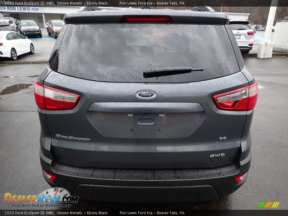 2020 Ford EcoSport SE 4WD Smoke Metallic / Ebony Black Photo #4