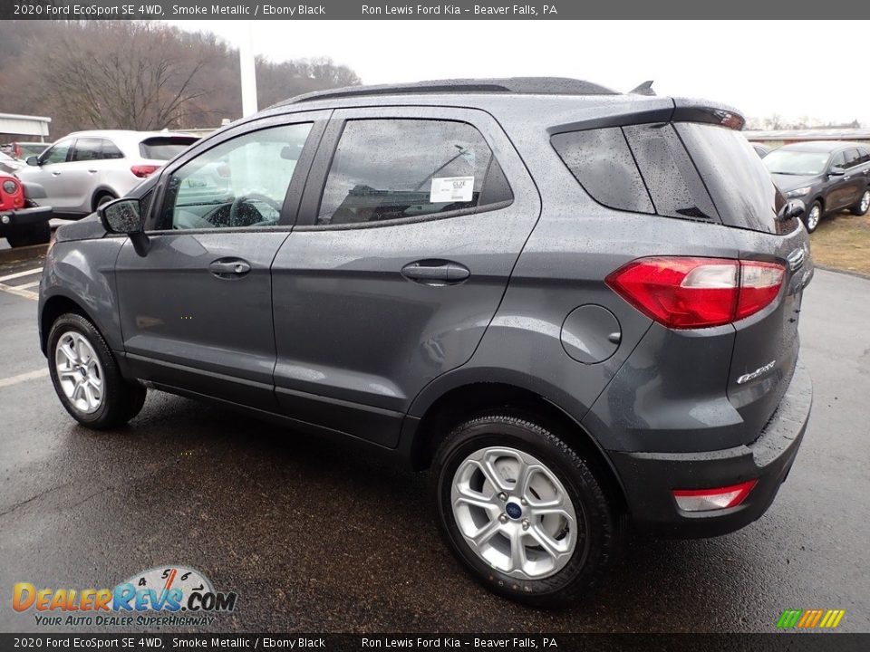 2020 Ford EcoSport SE 4WD Smoke Metallic / Ebony Black Photo #5