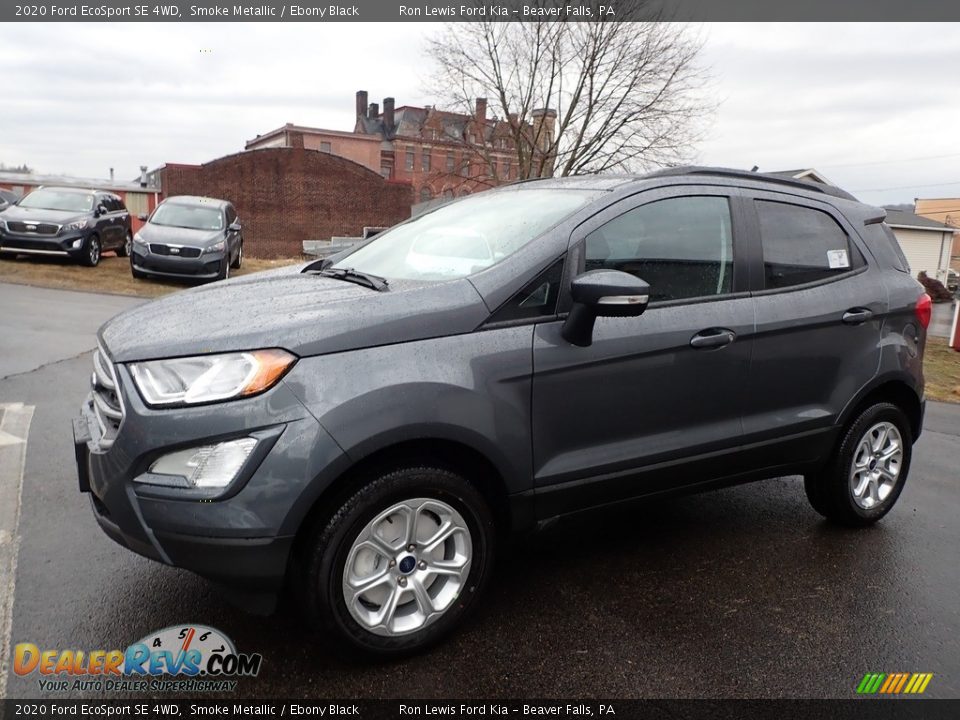 2020 Ford EcoSport SE 4WD Smoke Metallic / Ebony Black Photo #7