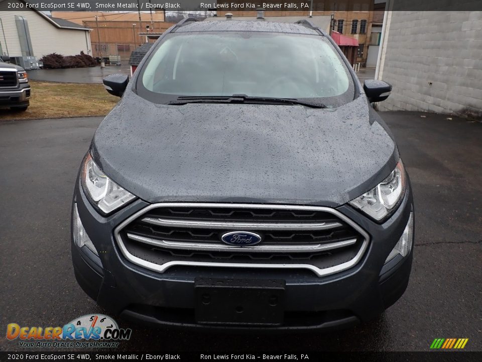 2020 Ford EcoSport SE 4WD Smoke Metallic / Ebony Black Photo #8