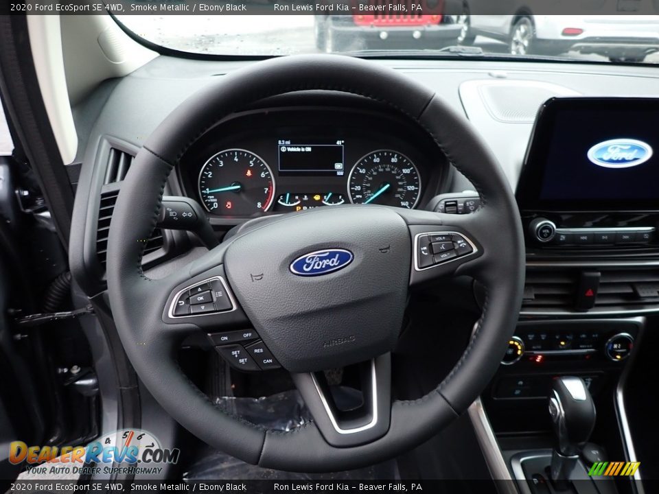 2020 Ford EcoSport SE 4WD Smoke Metallic / Ebony Black Photo #18