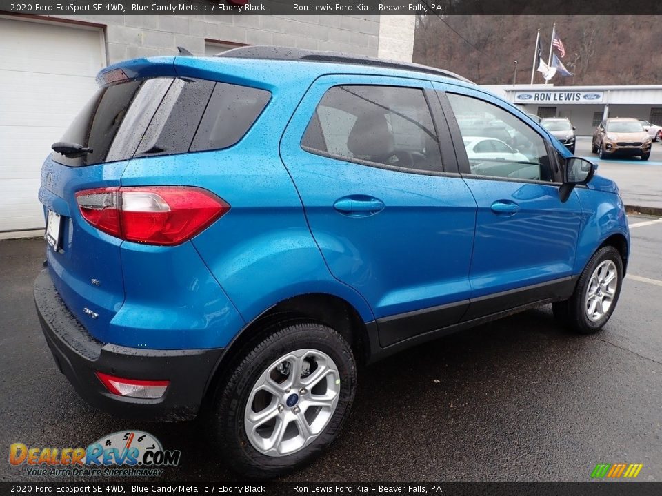 2020 Ford EcoSport SE 4WD Blue Candy Metallic / Ebony Black Photo #2