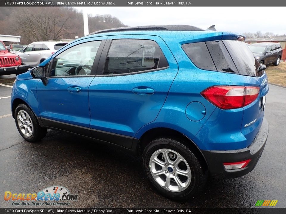 2020 Ford EcoSport SE 4WD Blue Candy Metallic / Ebony Black Photo #5