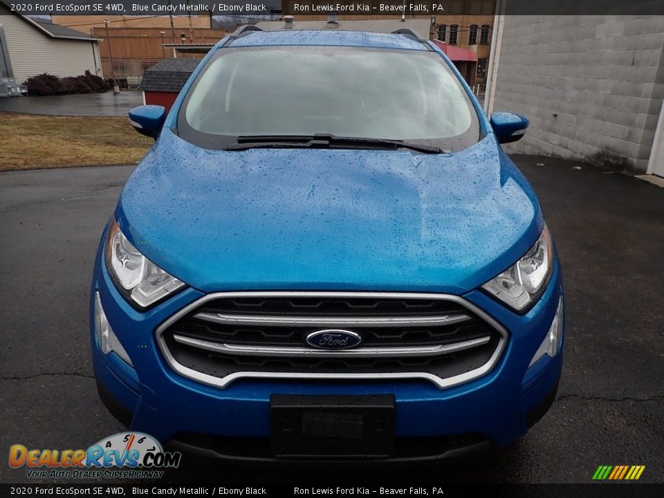 2020 Ford EcoSport SE 4WD Blue Candy Metallic / Ebony Black Photo #8