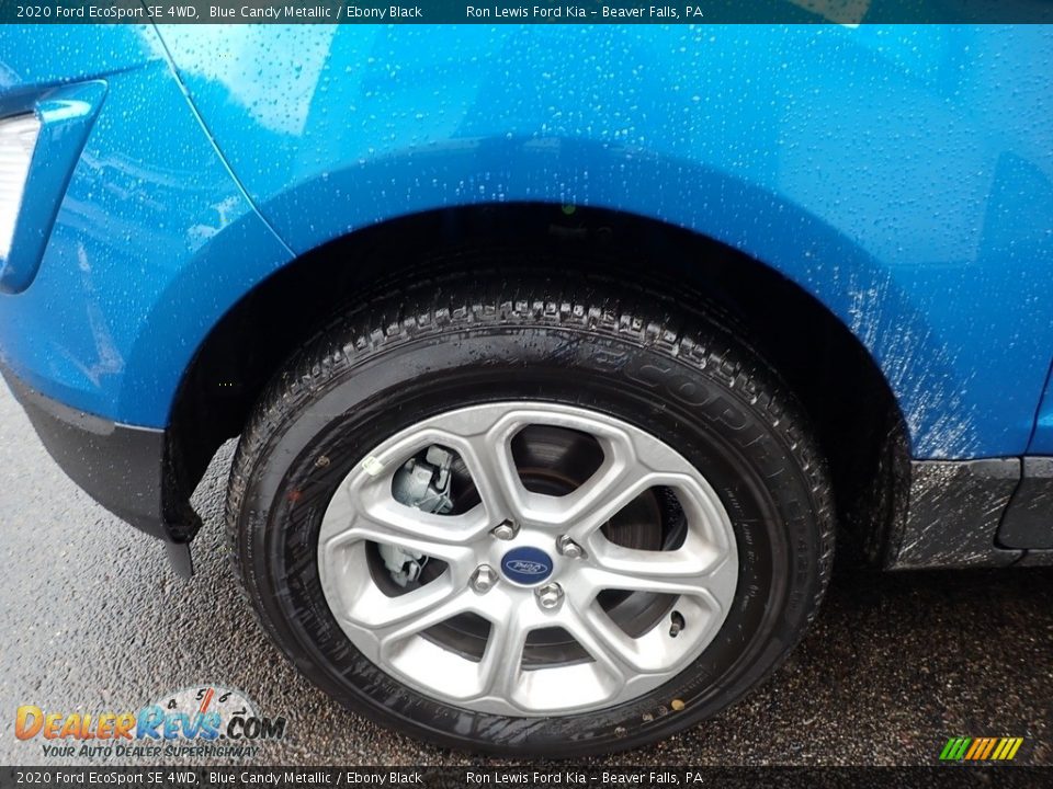 2020 Ford EcoSport SE 4WD Blue Candy Metallic / Ebony Black Photo #10