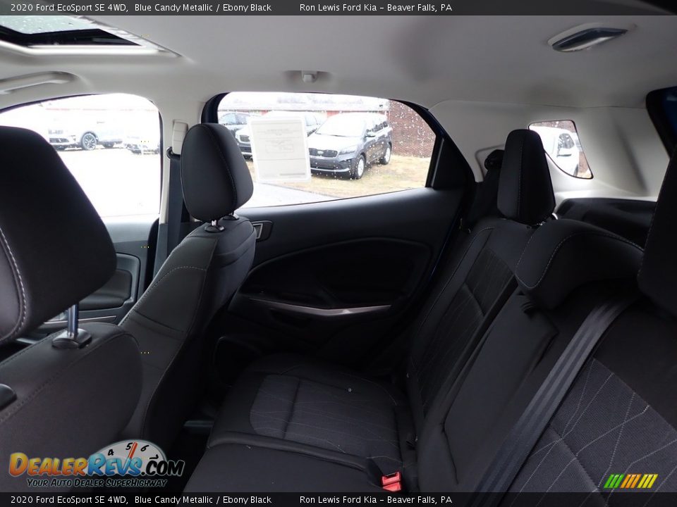 2020 Ford EcoSport SE 4WD Blue Candy Metallic / Ebony Black Photo #15