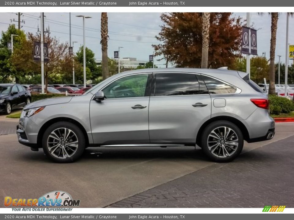 2020 Acura MDX Technology Lunar Silver Metallic / Graystone Photo #4