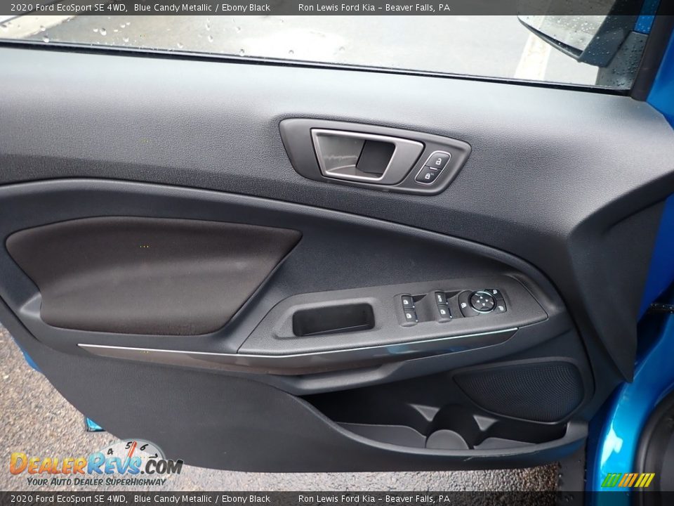 2020 Ford EcoSport SE 4WD Blue Candy Metallic / Ebony Black Photo #17