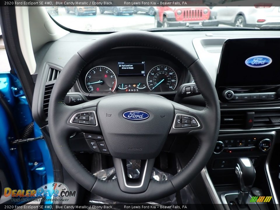 2020 Ford EcoSport SE 4WD Blue Candy Metallic / Ebony Black Photo #18